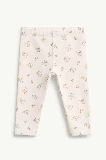 Baby Mädchen - Blümchen - Baby-Outfit - 3 teilig - hellgrün
