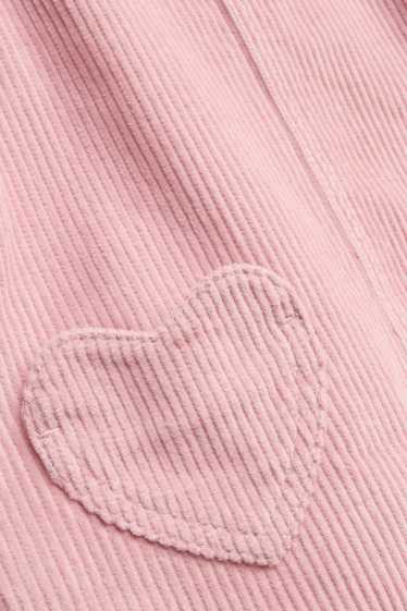 Baby Girls - Heart - baby outfit - 2 piece - rose