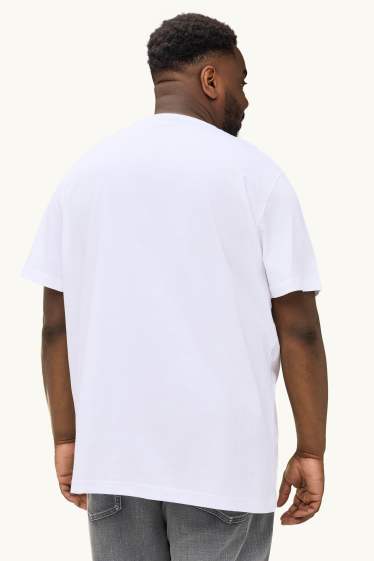 Herren - T-Shirt - Regular Fit - weiss