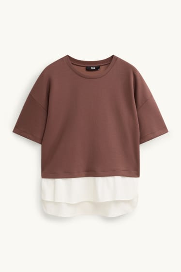 Women - Sweatshirt - brown