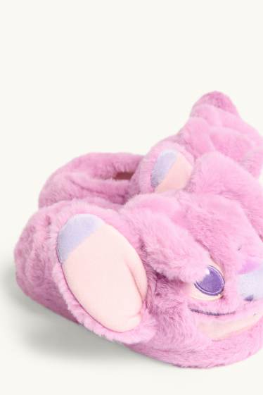 Bambine - Lilo & Stitch - pantofole - fucsia