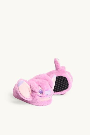 Bambine - Lilo & Stitch - pantofole - fucsia