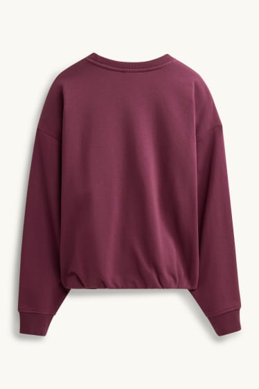 Damen - Sweatshirt - bordeaux