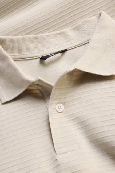 Bărbați - Tricou polo - bej