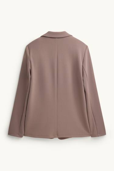 Dona - Blazer - regular fit - marró clar