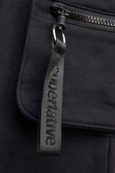 Herren - Cargo-Jogginghose - schwarz
