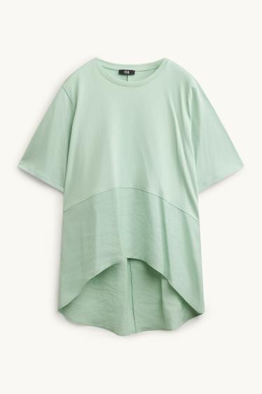 Femmes - T-shirt - vert clair