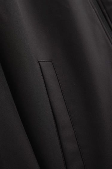 Herren - Softshelljacke mit Kapuze - wasserabweisend - 4 Way Stretch - schwarz
