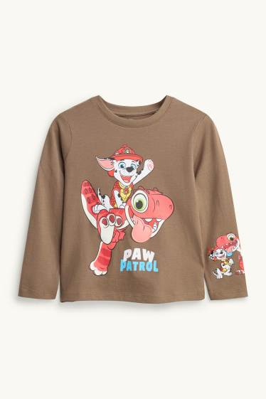 Kinderen: jongens - PAW Patrol - Marshall - longsleeve - lichtbruin