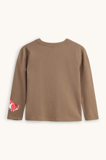 Kinderen: jongens - PAW Patrol - Marshall - longsleeve - lichtbruin