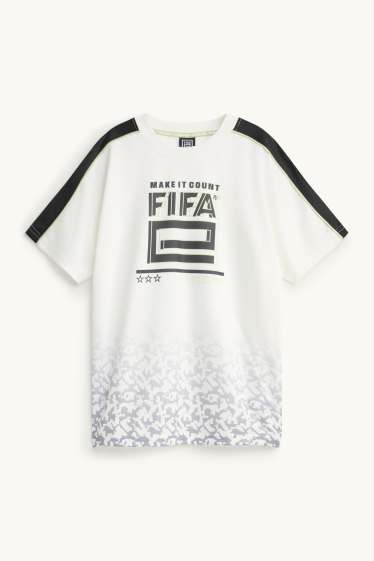 Kinderen: jongens - T-shirt - wit