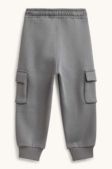 Bambini - Pantaloni sportivi cargo - grigio