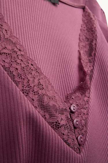 Femmes - T-shirt - violet