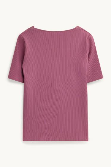 Femmes - T-shirt - violet