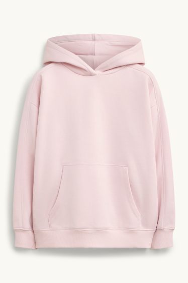 Enfants filles - Sweat à capuche - rose