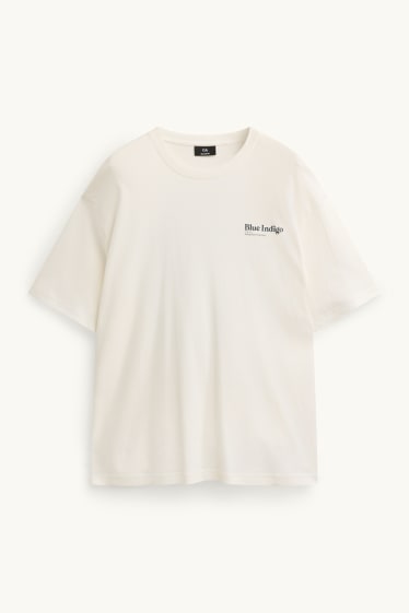 Uomo - T-shirt - relaxed fit - bianco
