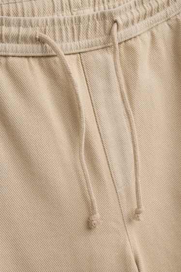 Herren - Jeans-Shorts - beige