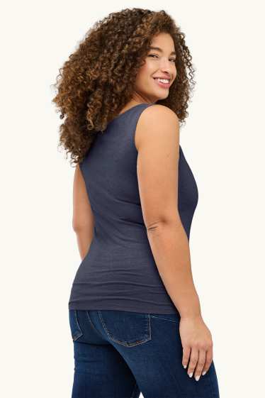 Femmes - Lot de 2 - haut  - bleu foncé