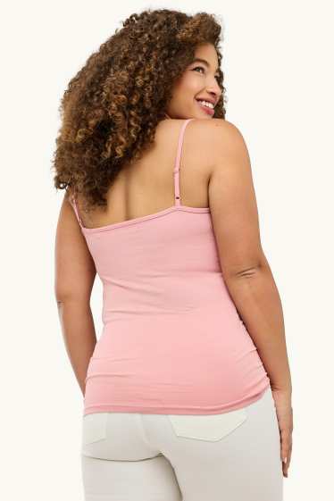 Damen - Multipack 2er - Top - weiß / rosa
