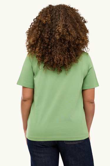 Damen - T-Shirt - Regular Fit - Snoopy - grün