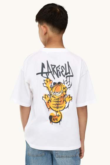 Enfants garçons - Garfield - T-shirt - blanc / orange