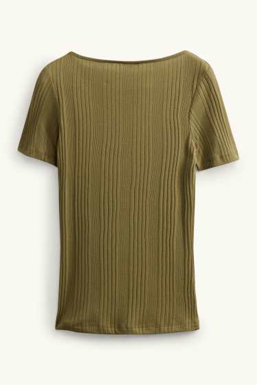 Femmes - T-shirt - kaki