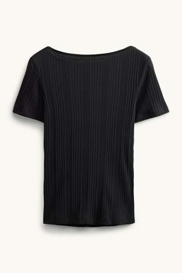 Femmes - T-shirt - noir