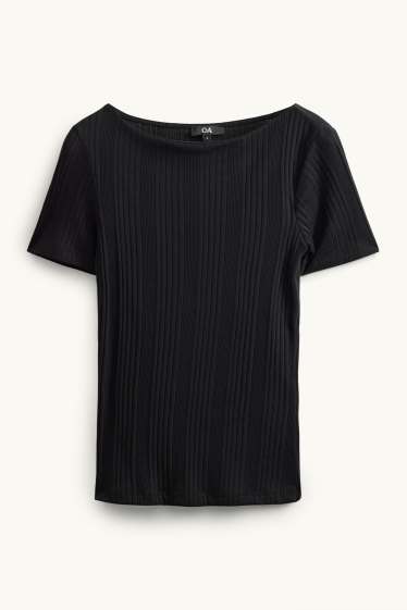 Femmes - T-shirt - noir