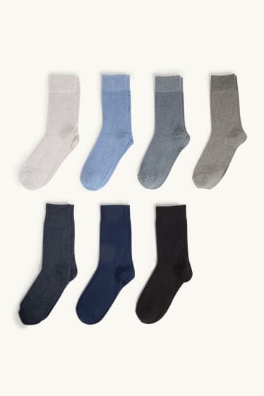 Herren - Multipack 7er - Socken - blau