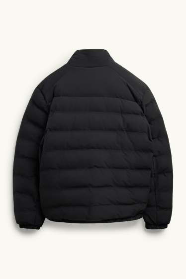 Home - Jaqueta embuatada tècnica - amb folre - impermeable - negre