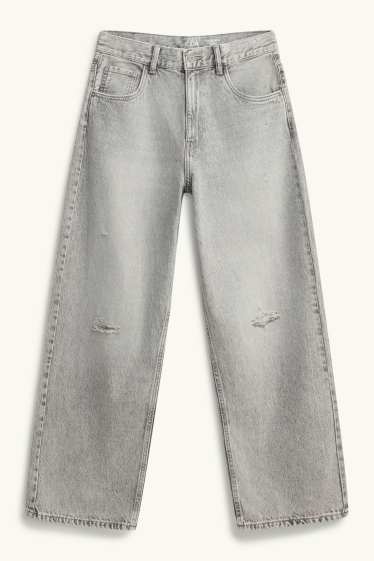 Children Boys - Baggy jeans - denim-gray
