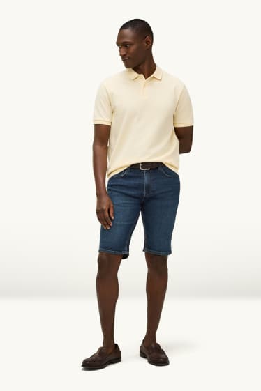 Hommes - Short en jean - bleu foncé