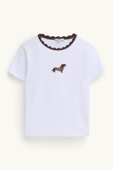 Femmes - T-shirt - blanc