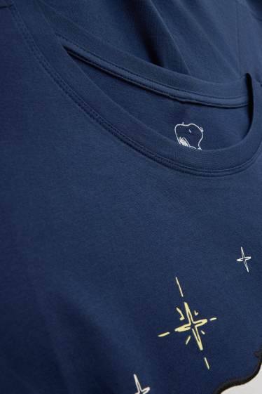 Damen - Nachthemd - Peanuts - dunkelblau