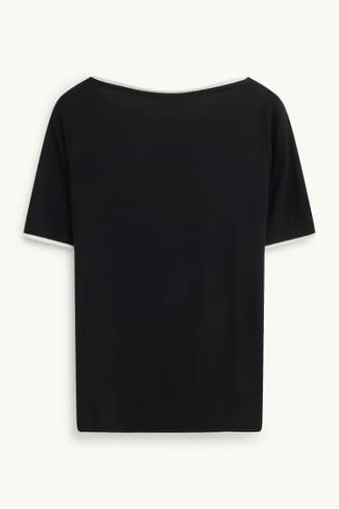 Femmes - T-shirt - noir