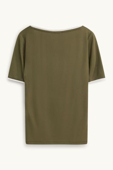 Femmes - T-shirt - kaki