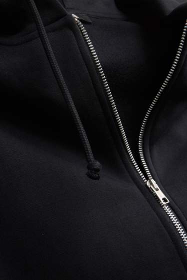 Women - Zip-through hoodie - black
