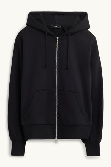 Women - Zip-through hoodie - black