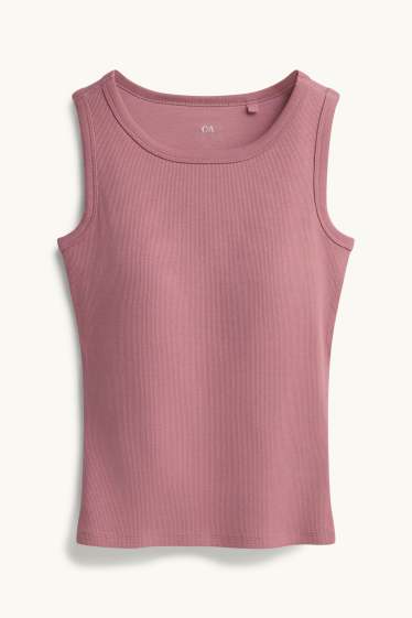 Femmes - Haut avec soutien-gorge intégré - rose