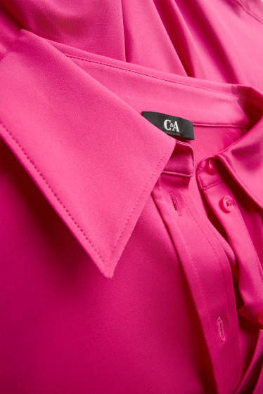 Femmes - Chemisier en jersey - rose