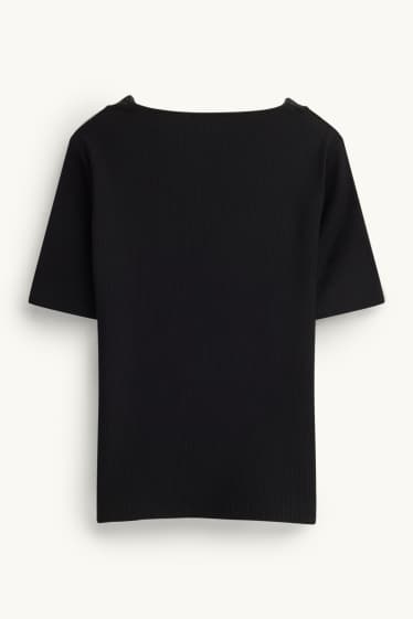 Femmes - T-shirt - noir