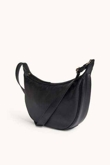 Women - Crossbody bag - faux leather - black
