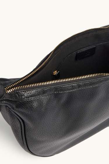 Women - Crossbody bag - faux leather - black