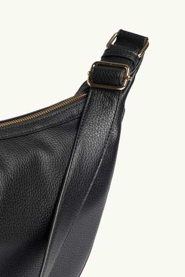 Women - Crossbody bag - faux leather - black