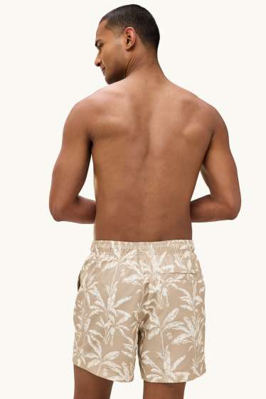 Men - Mini Me - men's swim shorts - beige
