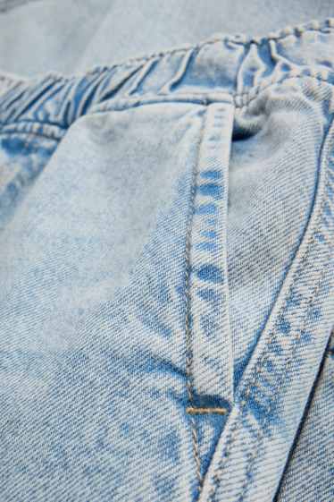 Kinder Jungen - Cargo Jeans - jeansblau
