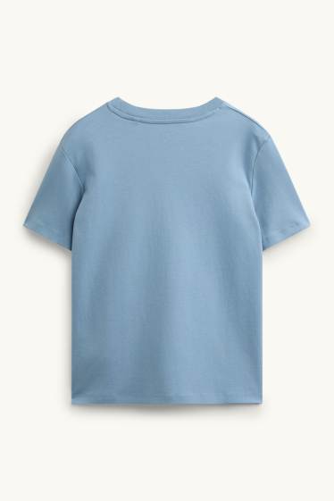 Dames - T-shirt - regular fit - lichtblauw