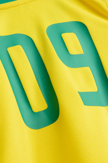 Bambini - Brasile - maglia a maniche corte - giallo