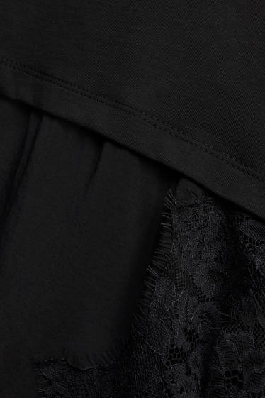 Femmes - T-shirt - noir