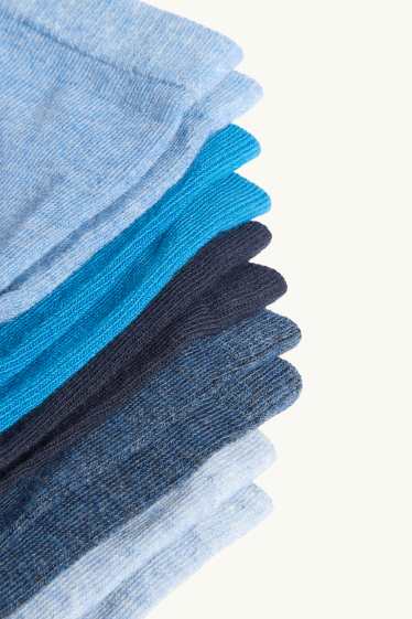 Kinder Buben - Multipack 10er - Socken - blau